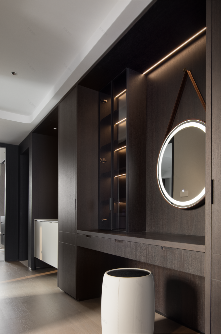 集美湖湖畔顶层复式轻奢住宅设计丨中国厦门丨间空设计-15