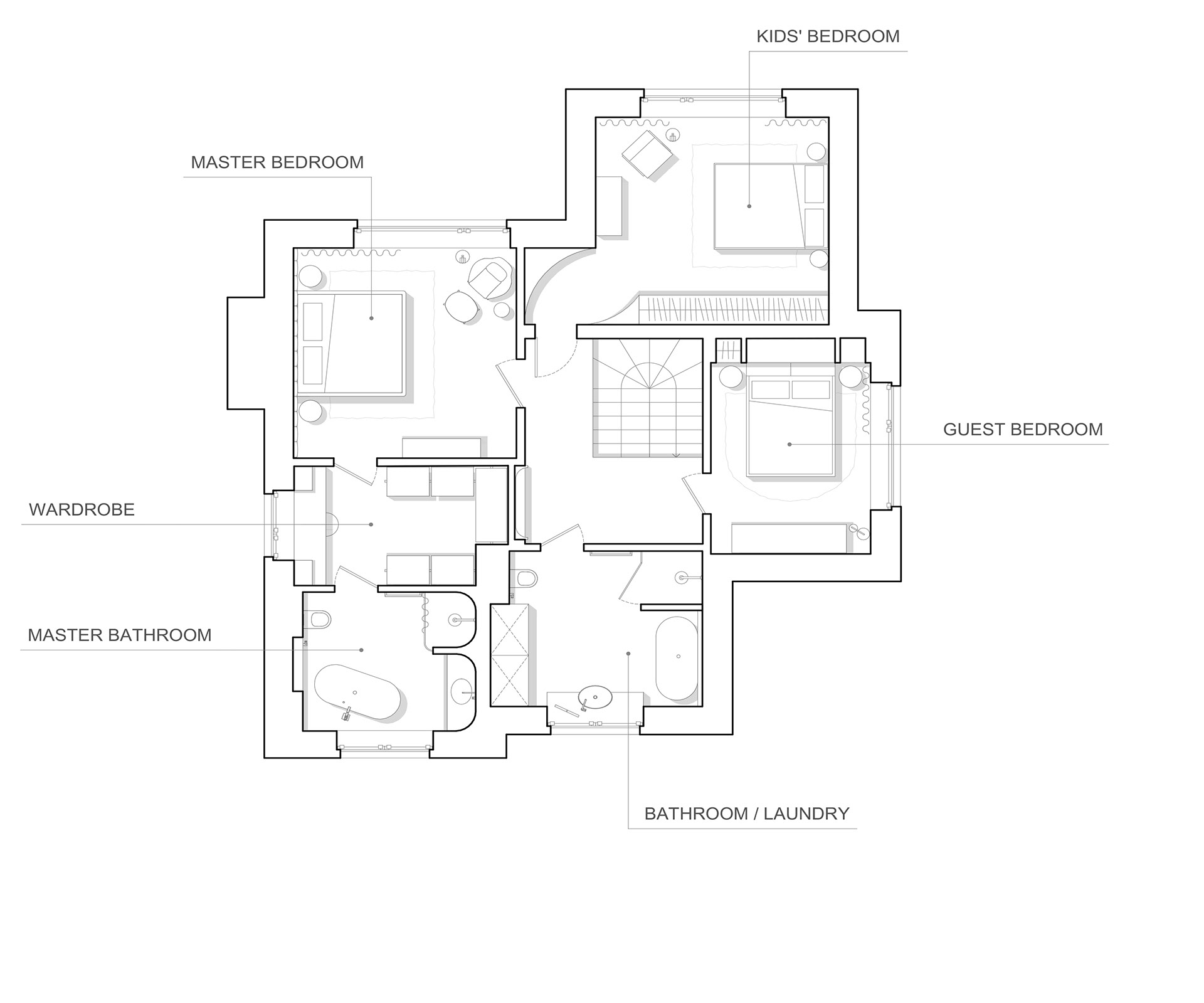 青山别墅（注：house常见可译为房子、住宅、别墅等，这里结合语境GREEN HILLS（青山），别墅表意更合适） 丨UkraineKyiv丨YD interior studio-9