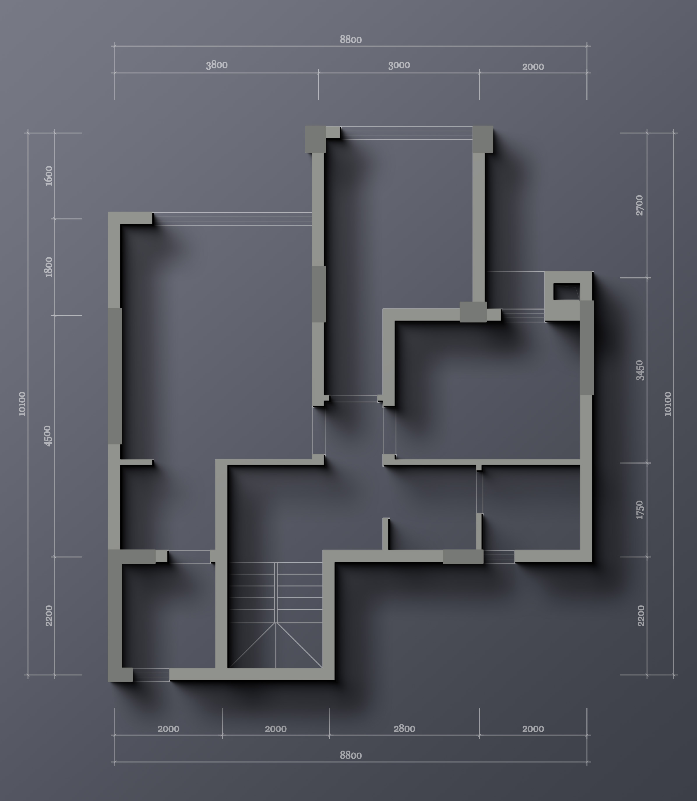 115㎡极简黑白灰，赋予生活的简雅情态-2