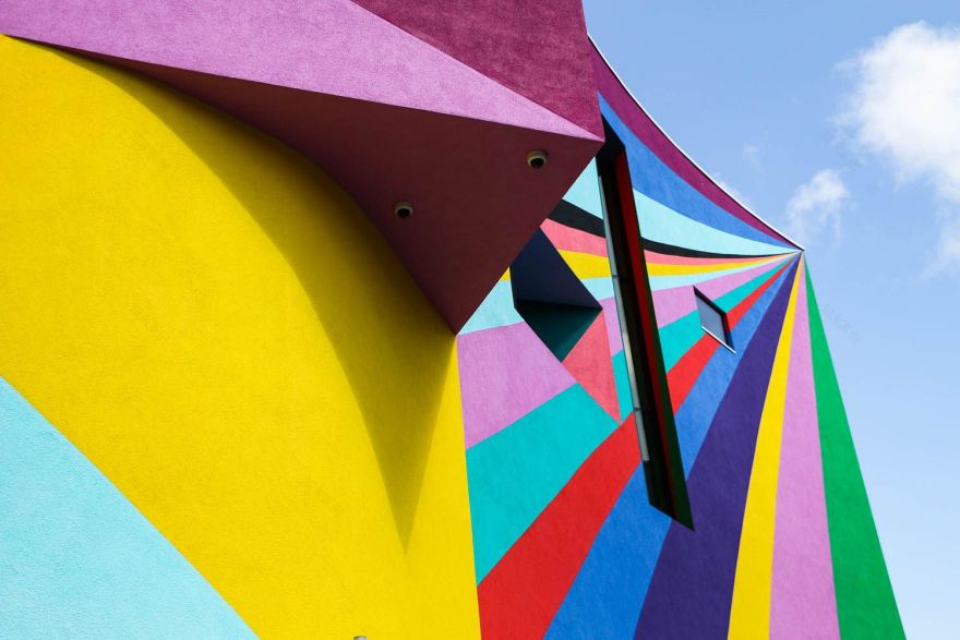 汤纳美术馆外墙几何壁画-5