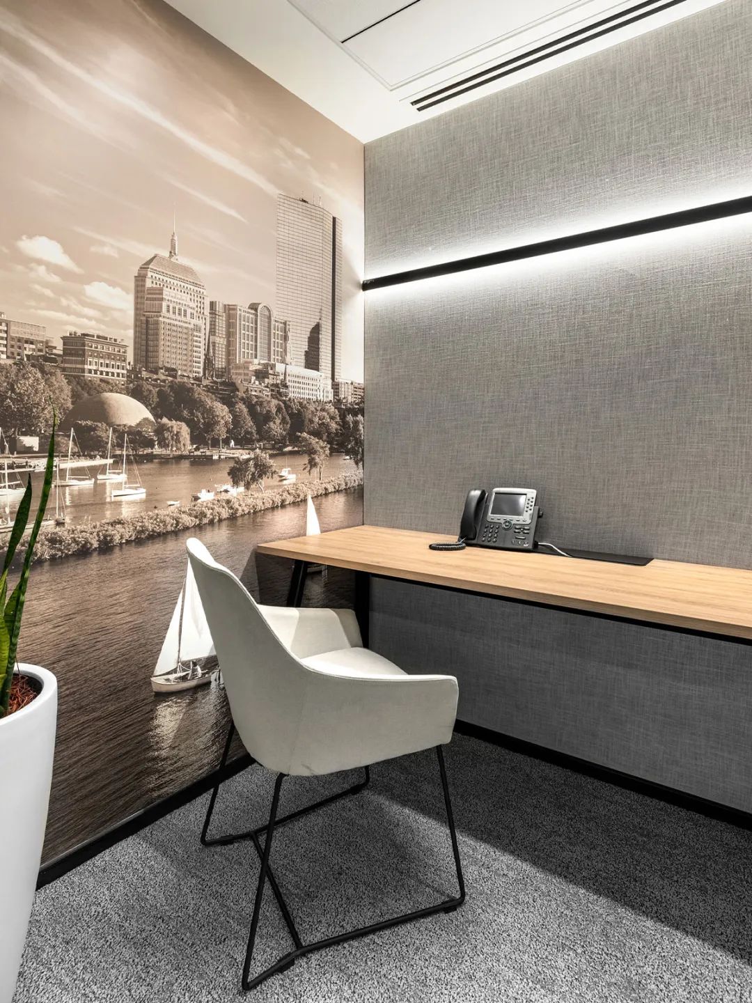 孟买美丽海湾,全球投资公司的极简艺术空间丨印度-16