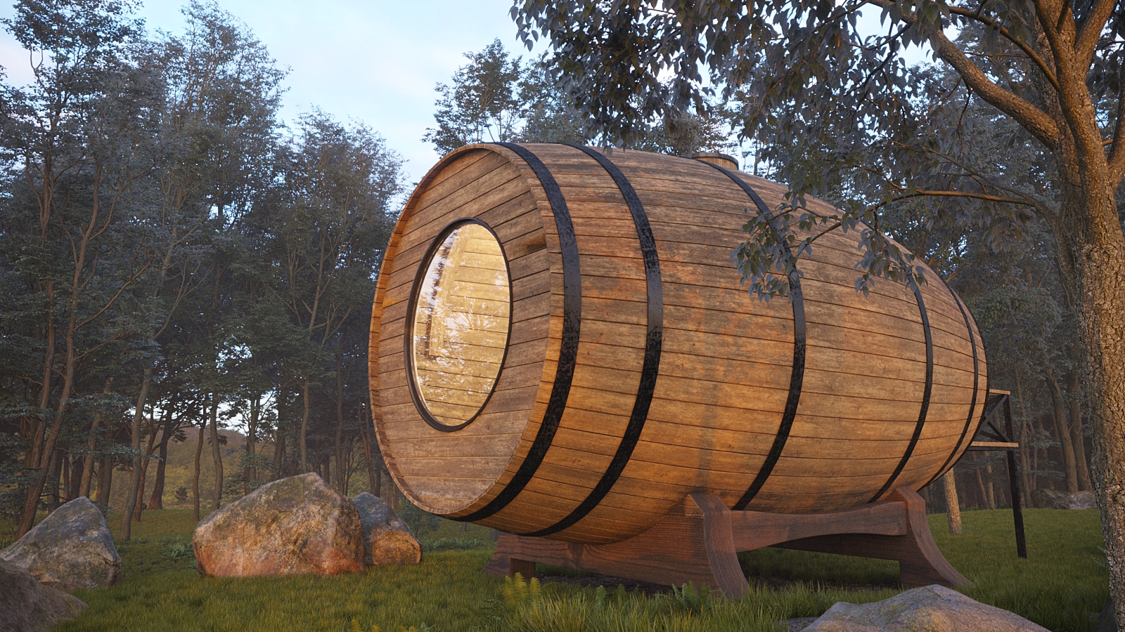 Off Grid Cabin in Kentucky, 288sqf-1