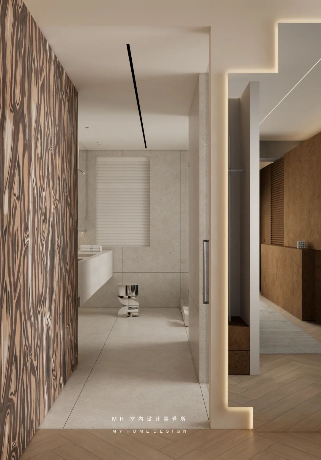 【首发】MH设计新作：自由·归属▏当代豪宅的极简艺术，让生活更有腔调-105