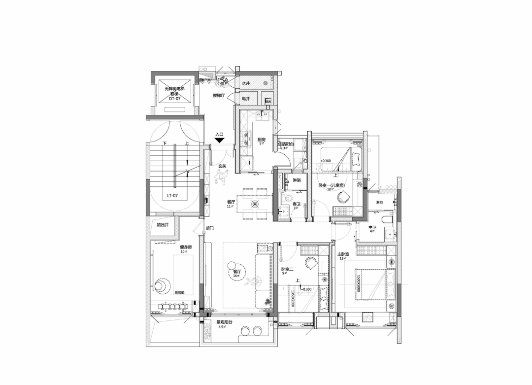 新世界逸璟湾 · 湖景墅式空间,轻奢生活典范丨中国佛山丨H DESIGN(旋木尚艺)-31