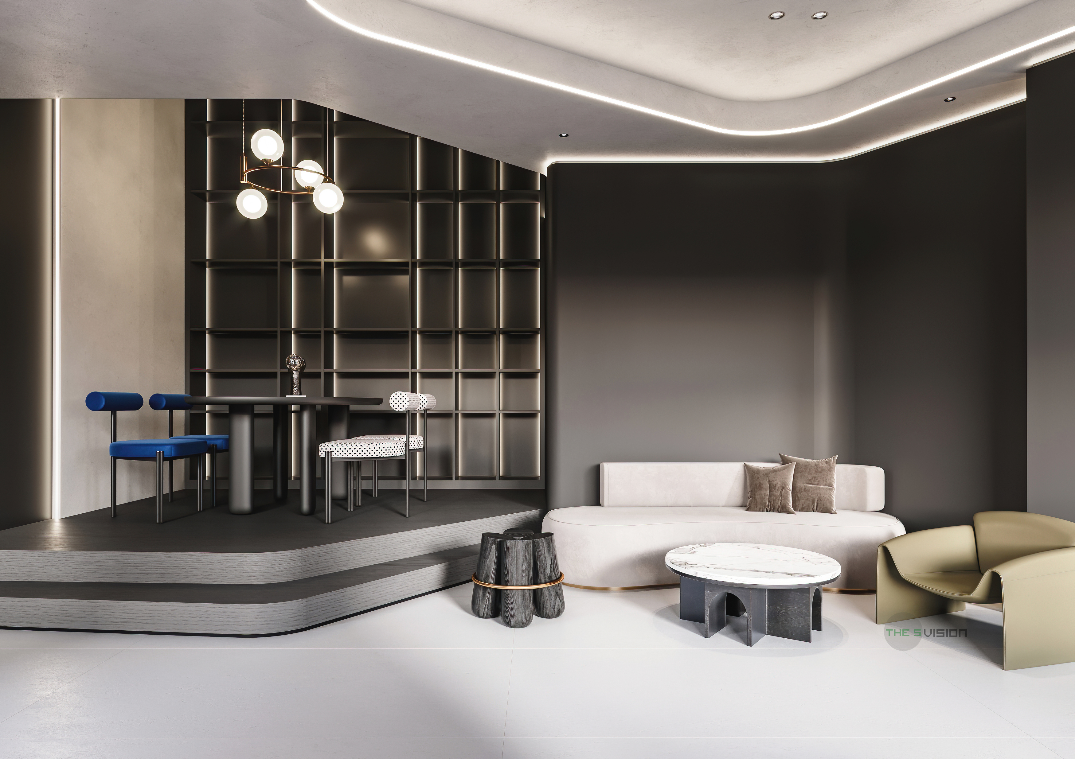 高蒂设计丨摄影店丨极简黑白摄影基地-23