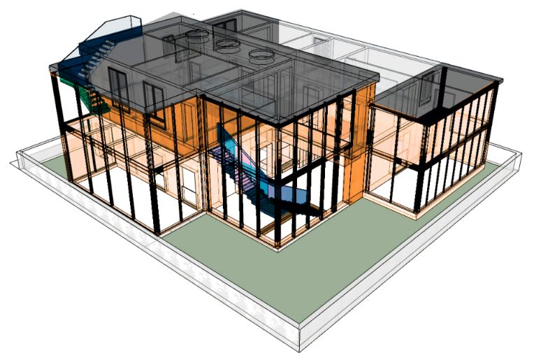 北京顺义“内外共生”别墅 | 打破 LDK 格局，实现空间自由与宁静-13