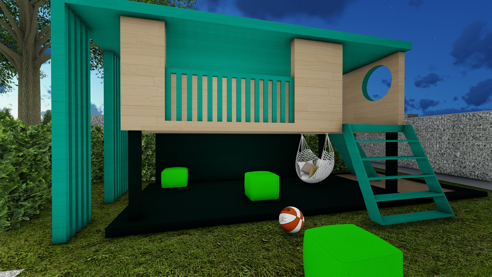 simple modern garden-1