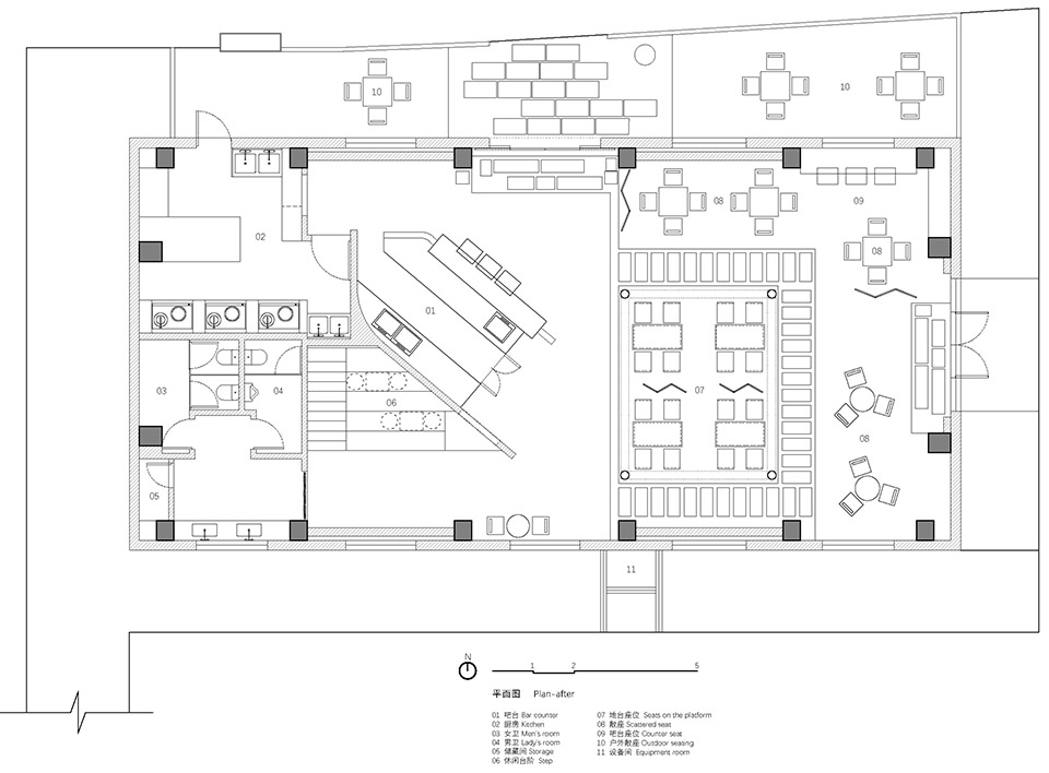 上海旧厂房改造茶饮空间丨中国上海丨大海小燕设计工作室-70