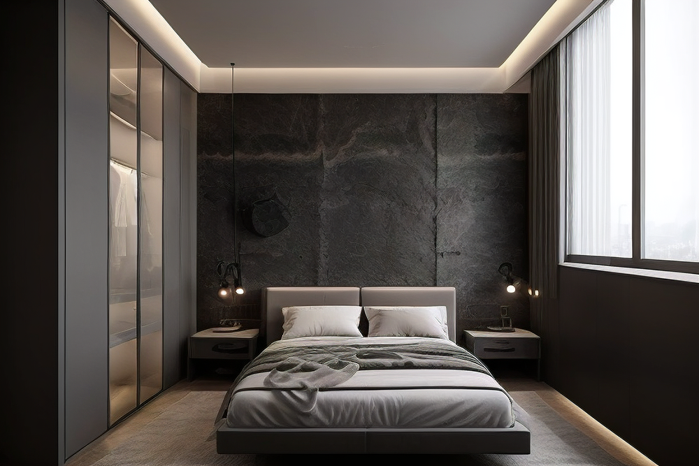 意式轻奢风平层 · 沁芳苑丨峰上名宅装饰设计-29