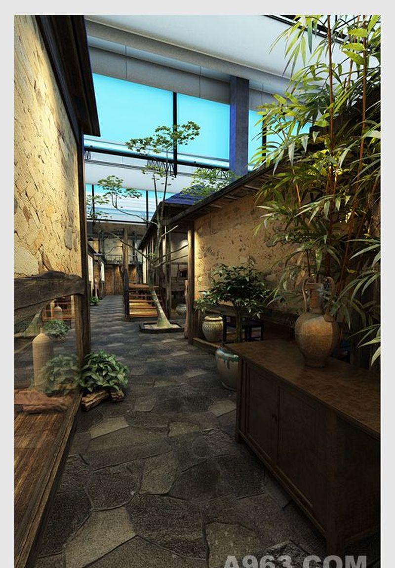 辰韩馆炭火烧肉主题餐厅设计-31