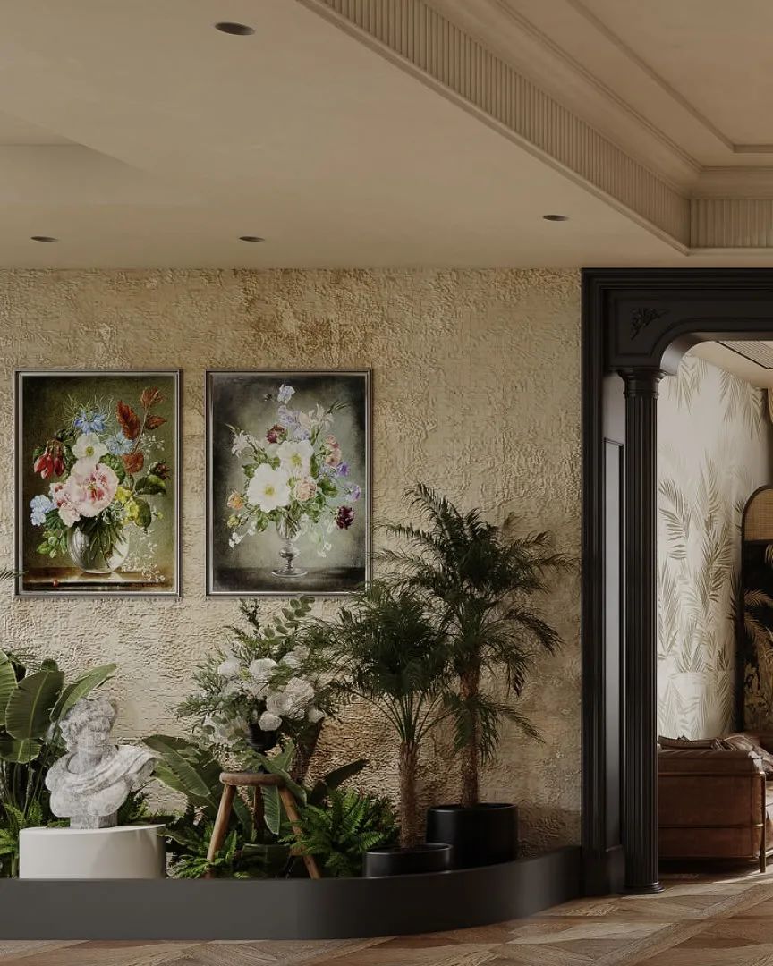 南洋复古风别墅设计-12