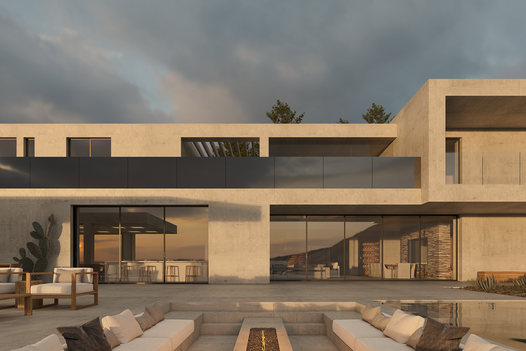 大海道别墅 | 现代简约风格打造舒适海景空间-13