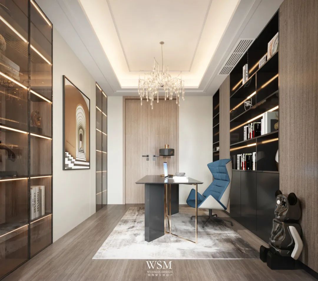 浙江金华 500㎡别墅私宅设计 | 简约轻奢，生活与自然的完美融合-44