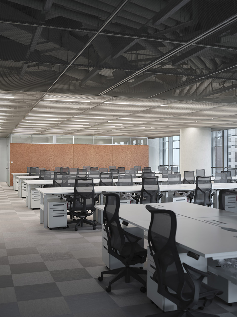 梯度与适度·陆家嘴某资产管理公司室内设计丨中国上海丨HCCH合尘建筑-60