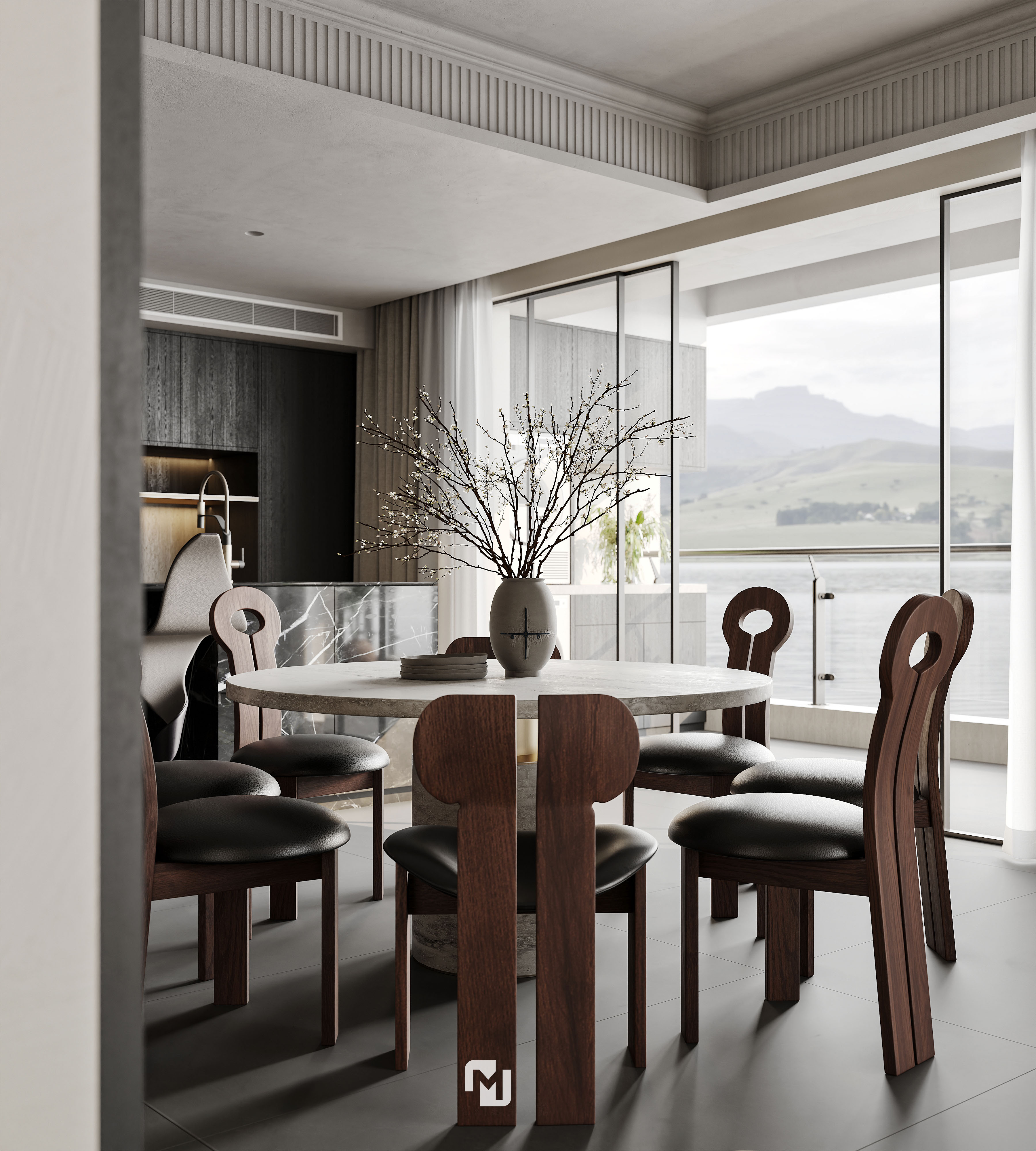 默克视觉设计·现代客餐厅丨中国南京丨Merck 默克视觉设计-15