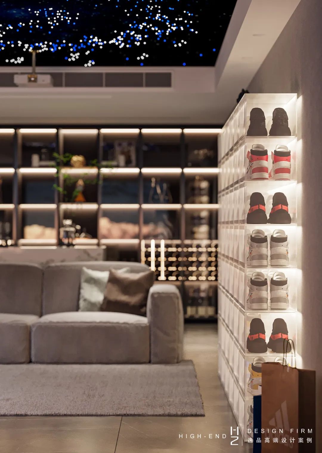 红树湾 400㎡现代简约住宅丨逸品装饰·张达-37