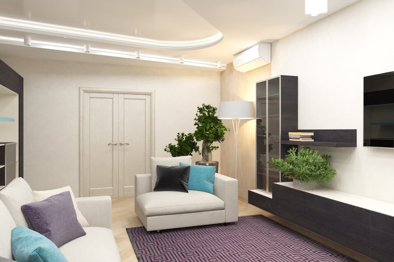 切尔亚宾斯克50平现代风格住宅工作室室内设计丨俄罗斯丨娜塔莉亚·布赫涅娃-17