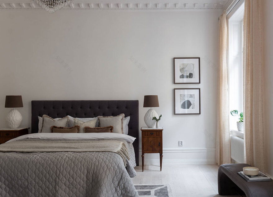 斯德哥尔摩白色优雅公寓-10