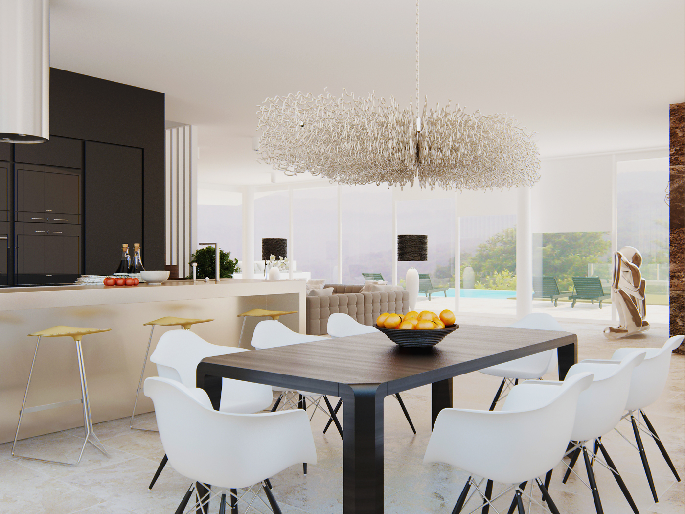 The interiors of the house in Sochi Alexandra Fedorova-3