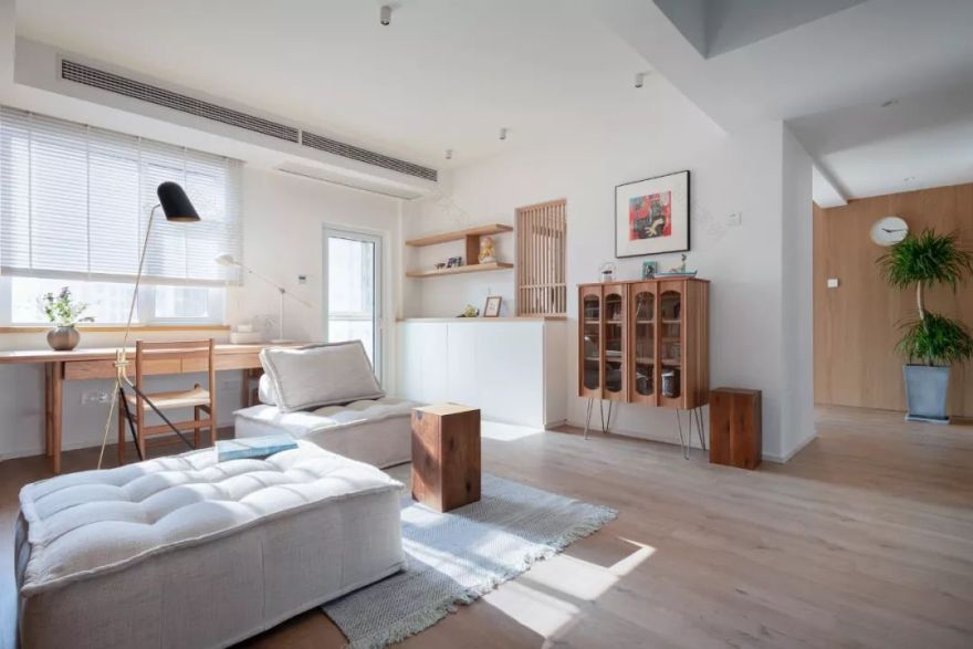 满屋书香〡如何让客厅成为一家3口都愿意共同使用的生活空间?-36