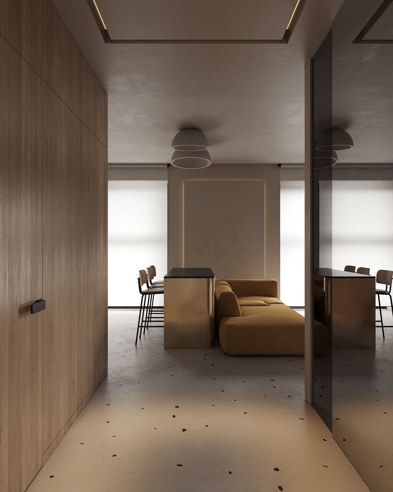 40m2--超现代简约风格-3