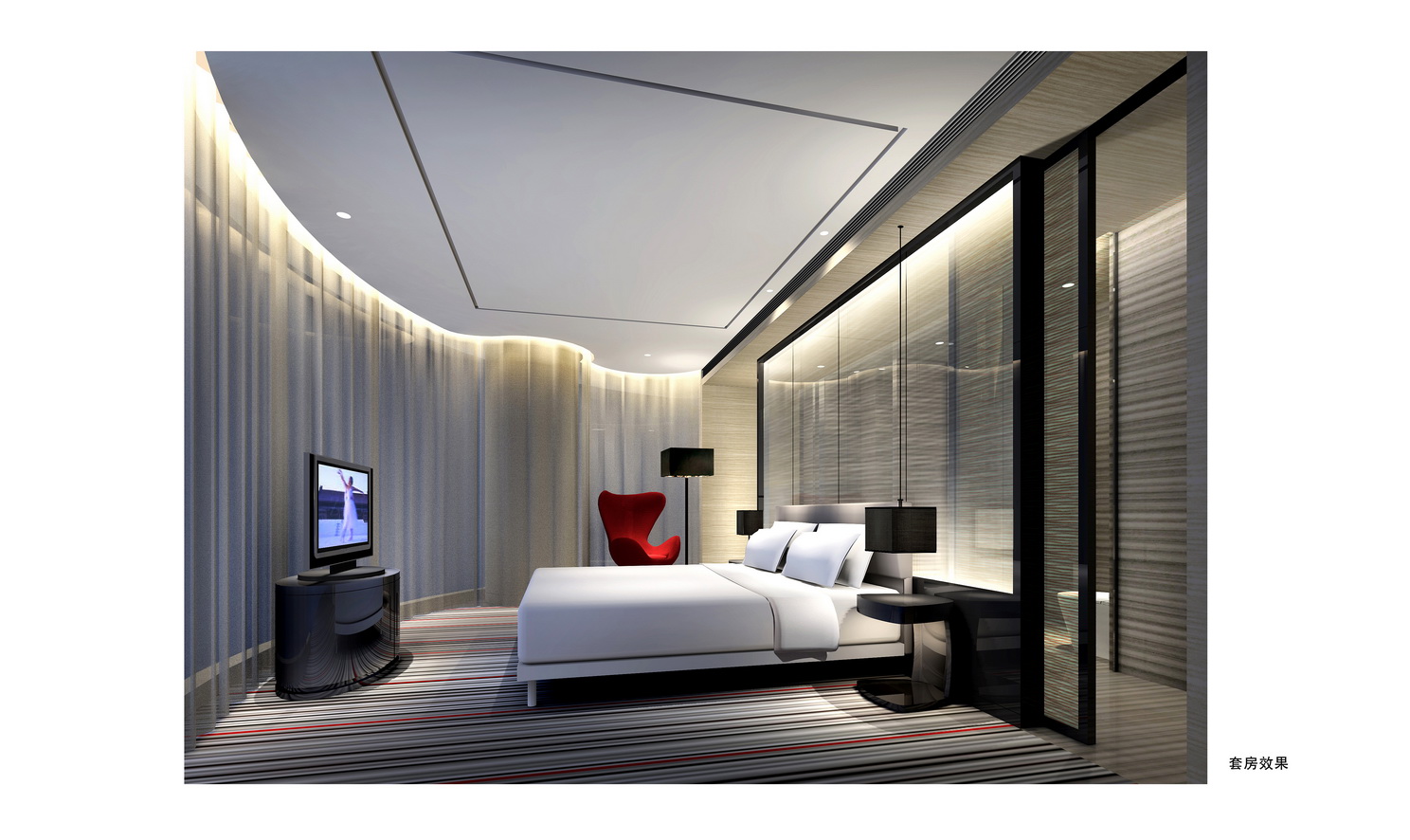 福州最佳西方财富酒店施工图-amp;效果图-4