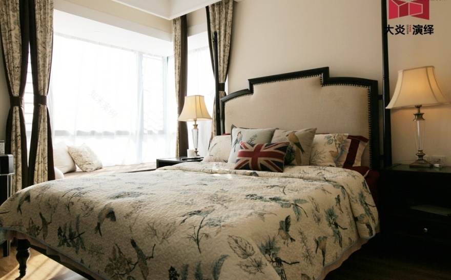 鹅掌楸珍稀木材打造美式三居,共享温馨家居生活-20