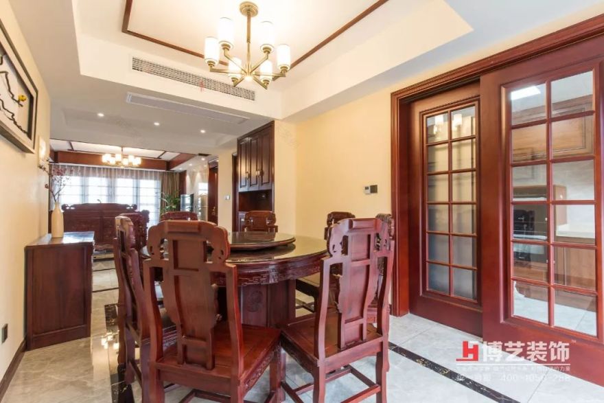 《暗香》张越——简约中式样板房设计-16