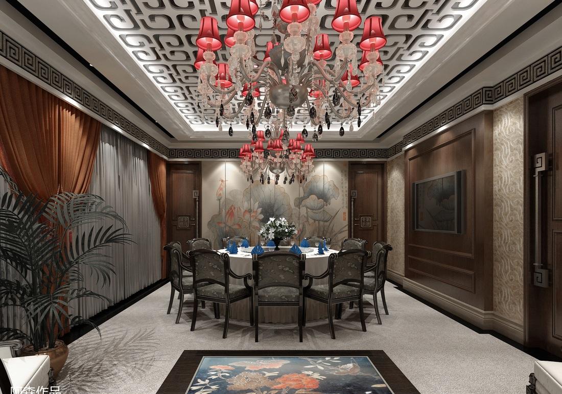 
阿森设计-紫檀食府 -8