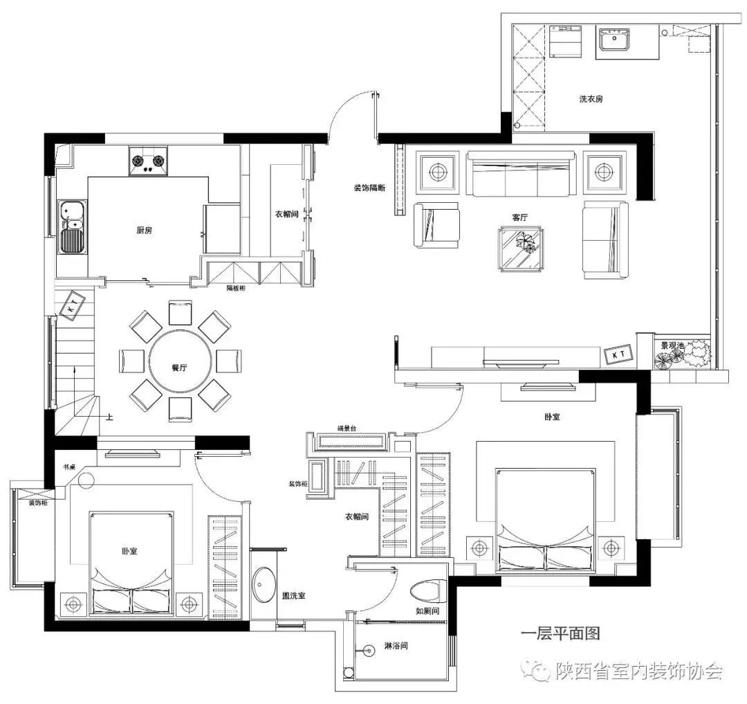 新中式别墅设计 | 西安费总别墅室内装饰-16