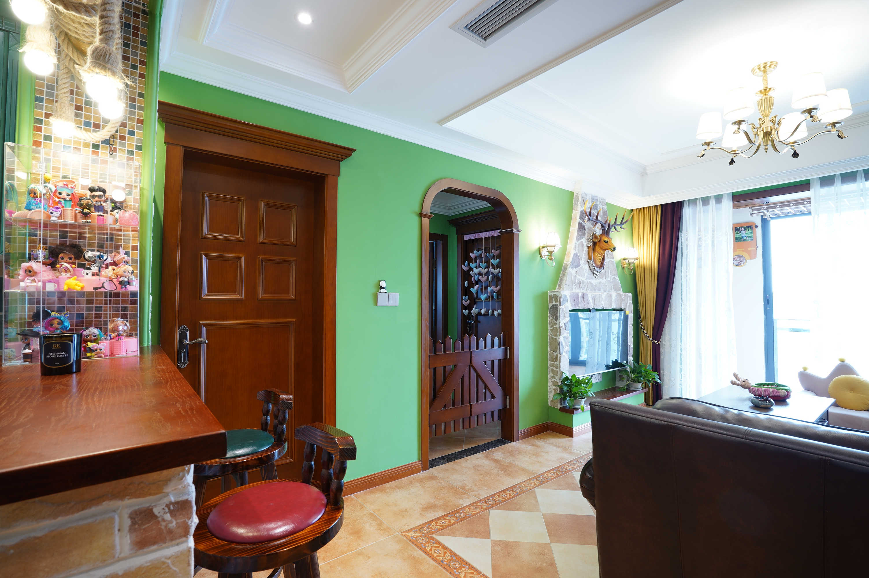 珠江国际现代美式小户型设计-13