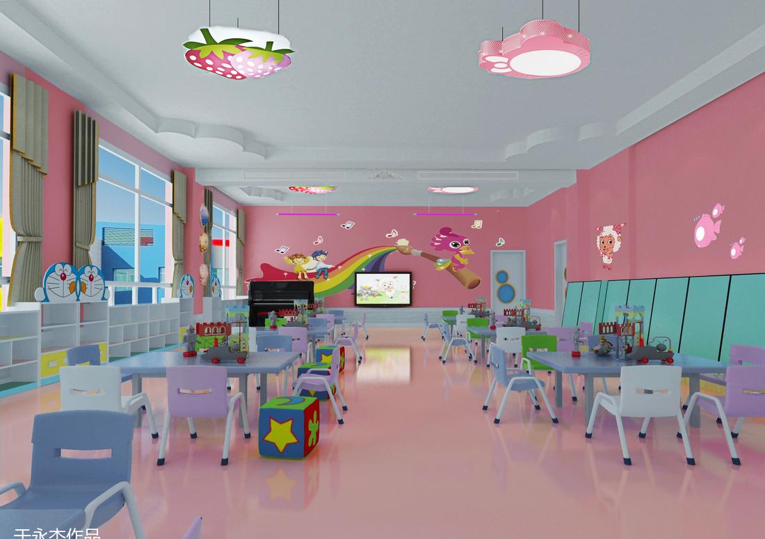 延安朗润居幼儿园室内设计-8