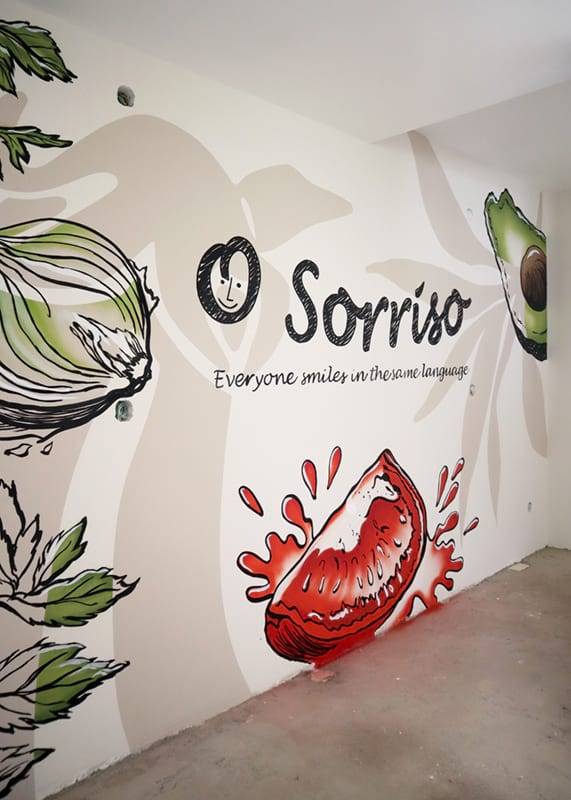 O Sorriso餐厅墙面绘画设计丨葡萄牙丨Karlijn van de Wier与Jeroen-15