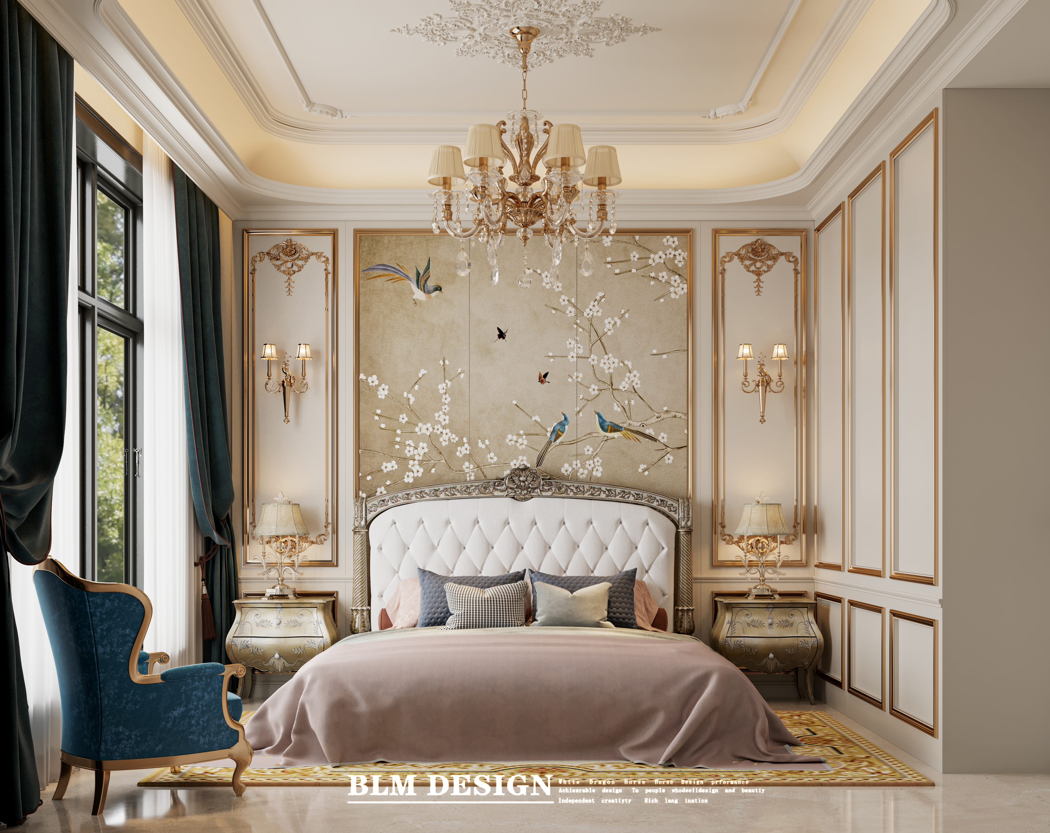 法式奢华挑空别墅-5