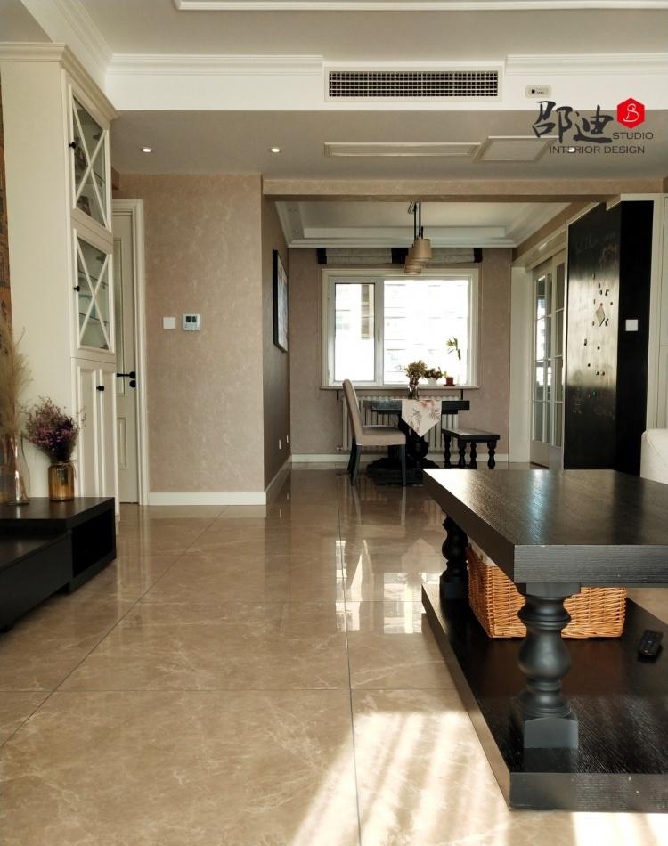 138㎡美式混搭实景展示,旧家具新用打造收纳空间-9