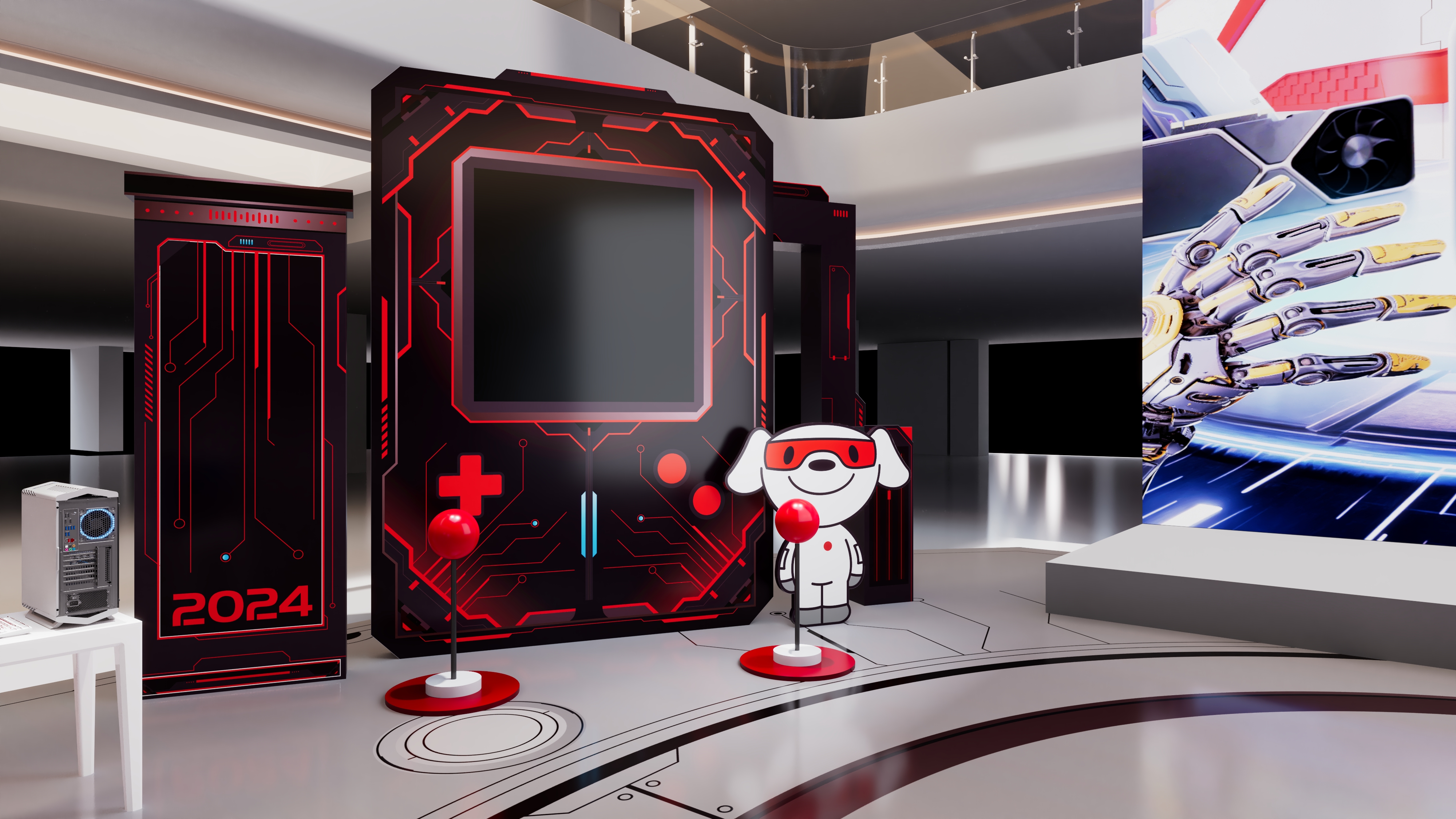 电脑装机美陈展示-2