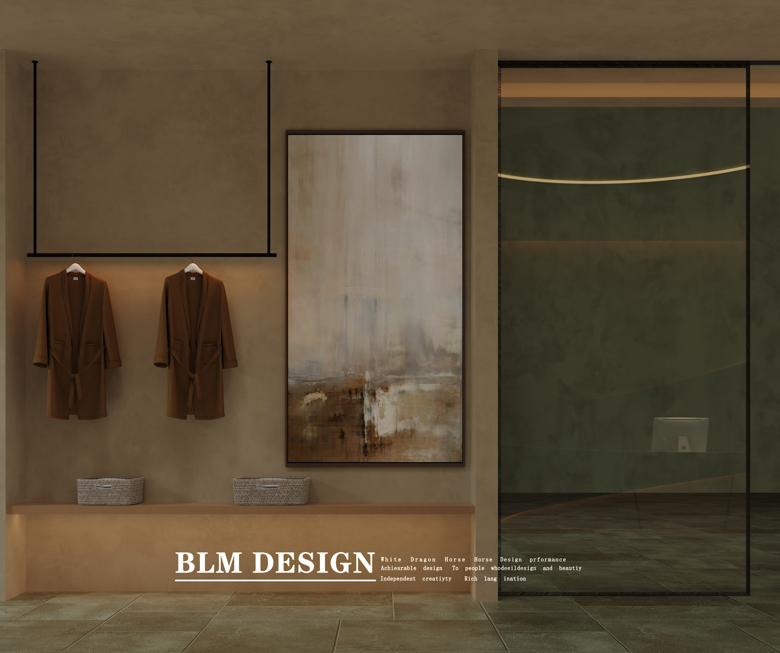 普拉提白龙马效果图设计制作-8