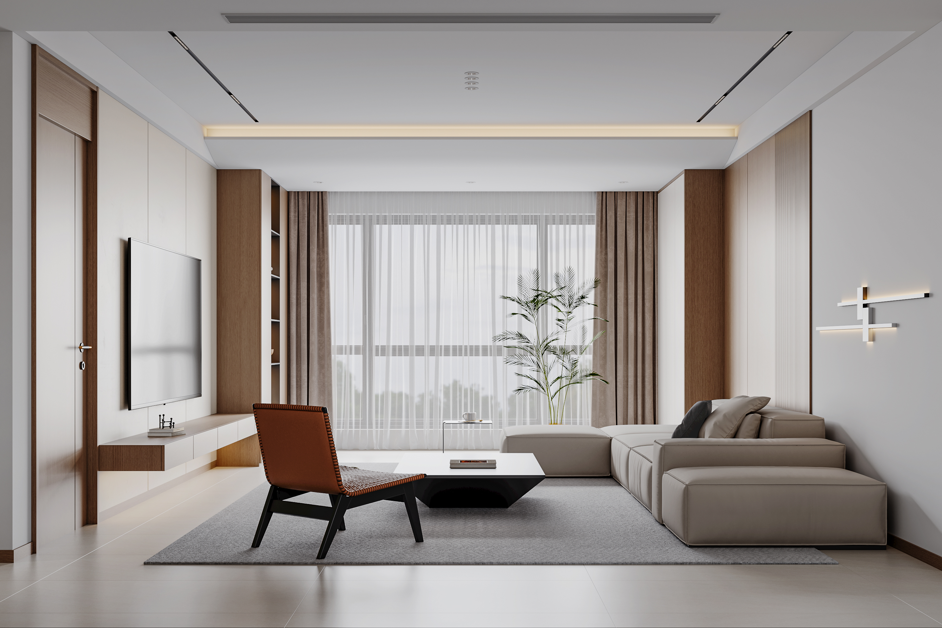 现代简约样板间-5