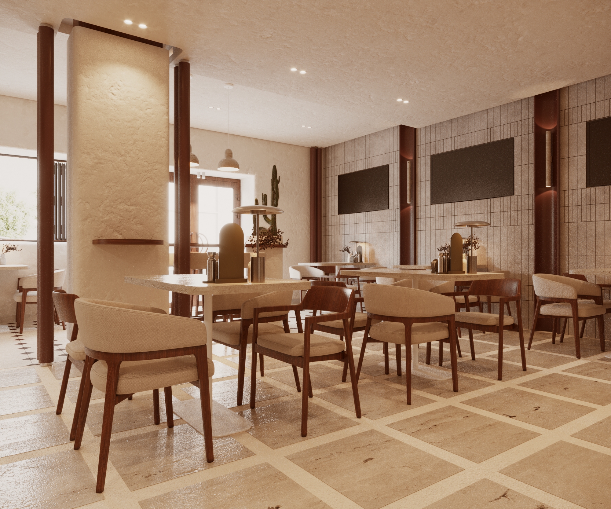 埃里克咖啡馆与餐厅丨埃及开罗丨DEN Projects-24