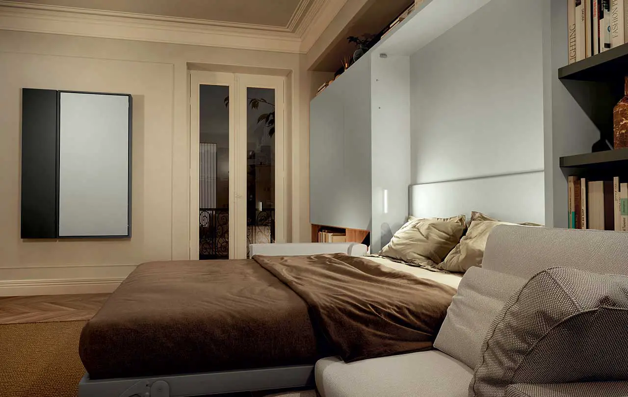 36m2 工作室巧妙设计 | 隐藏式卧室惊艳呈现-9