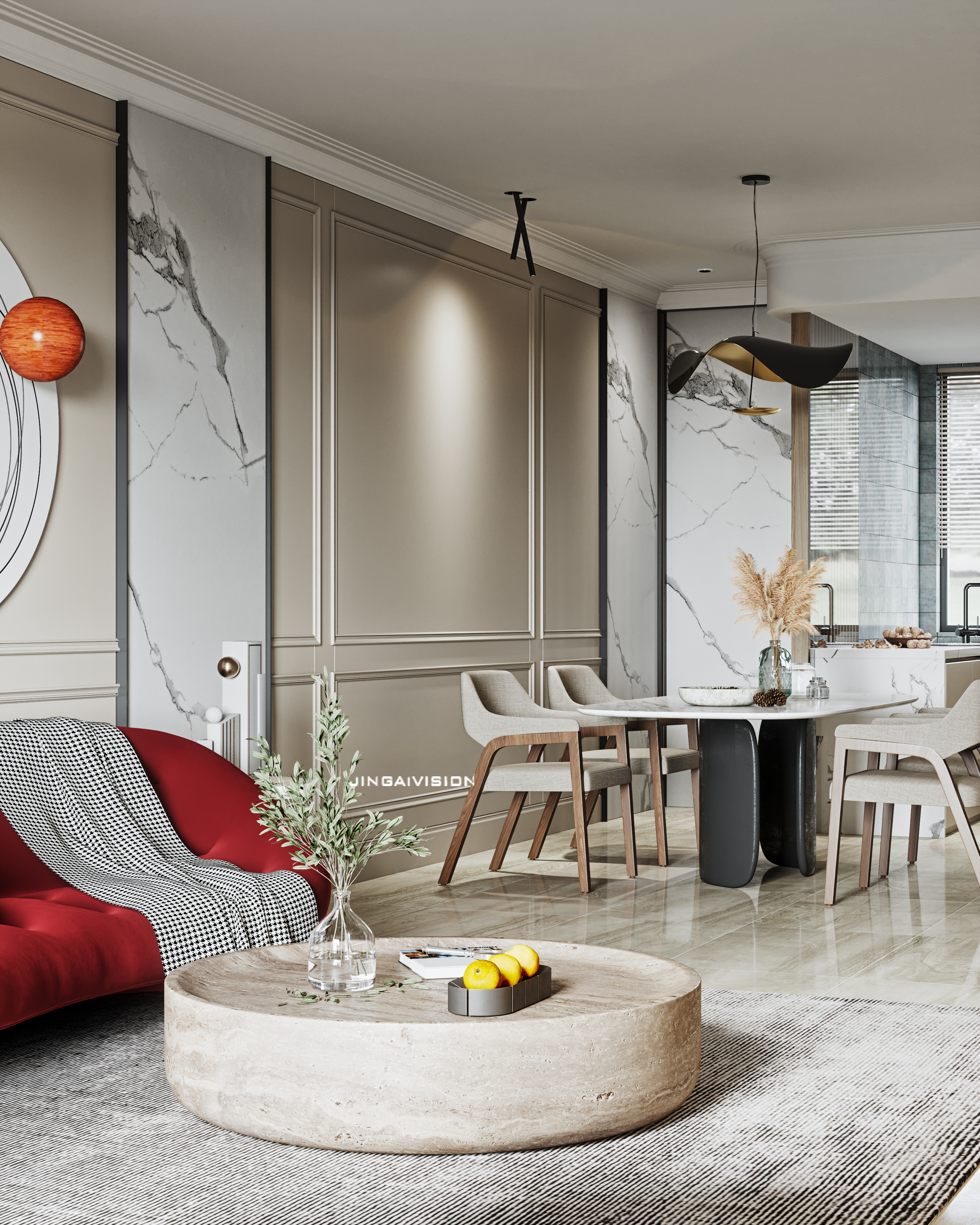 现代客厅设计展现精致品味-5