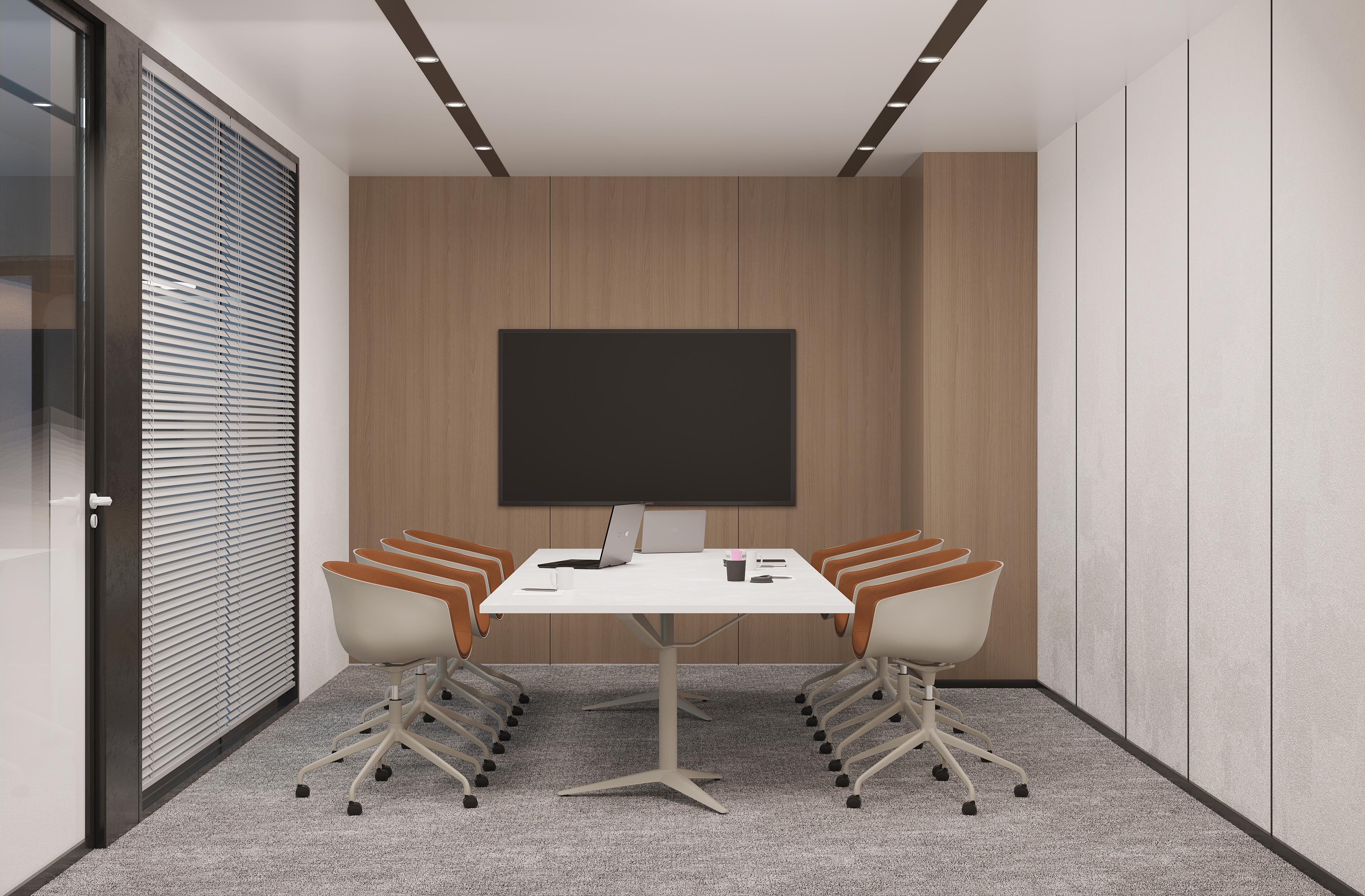 新昌人才港办公空间设计-7