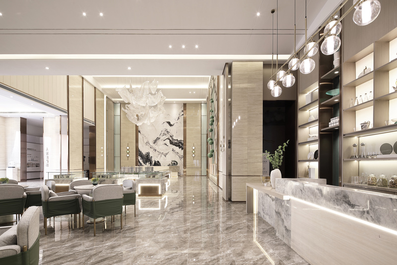 游牧之城的绿色低奢售楼处-21