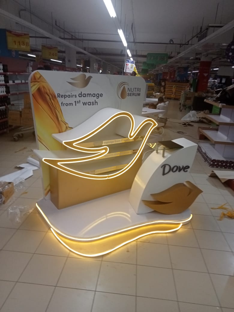 Dove Damage Repair Instore Stand-10