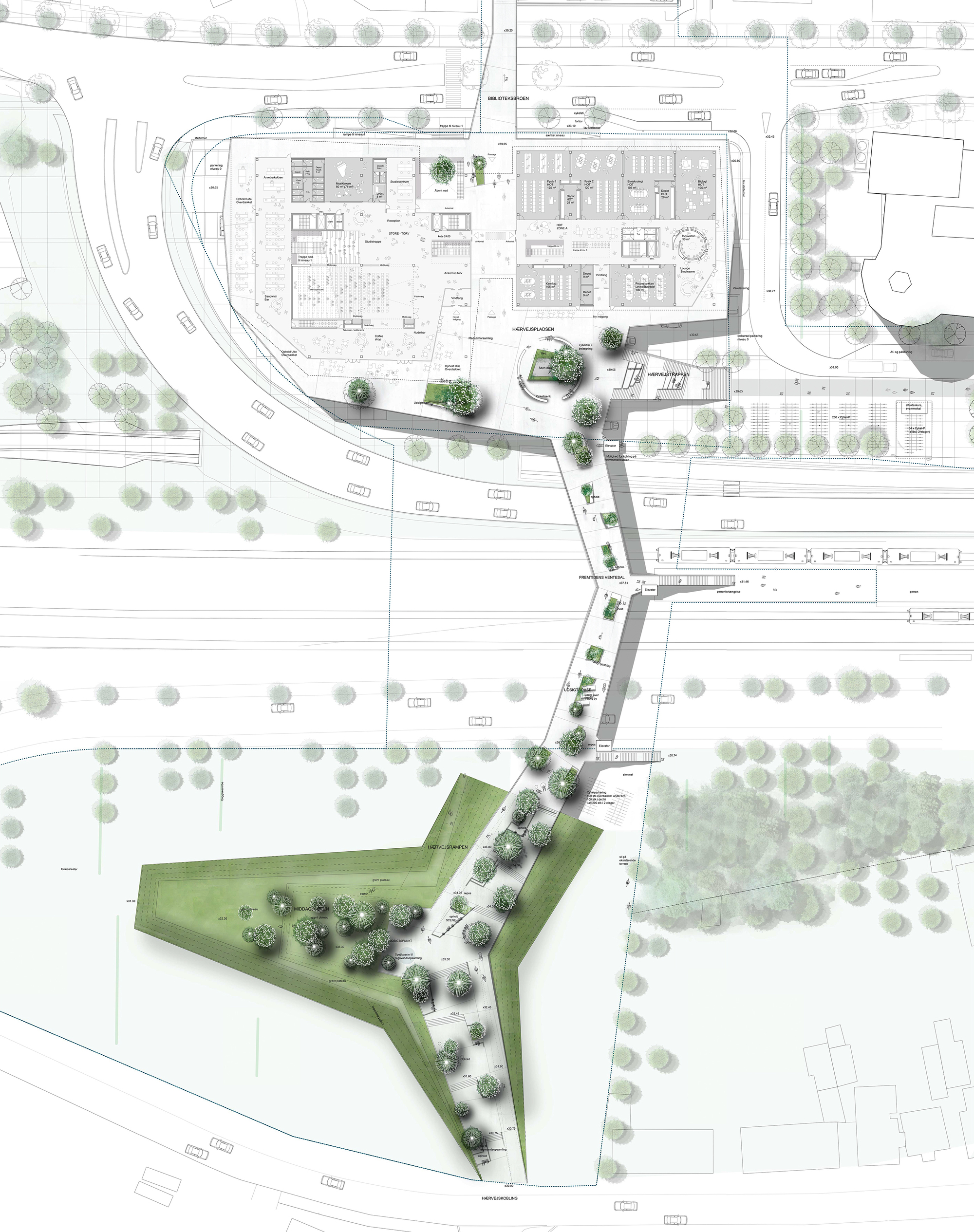 默坎泰克市中心中学丨丹麦维堡丨Cubo Arkitekter-35