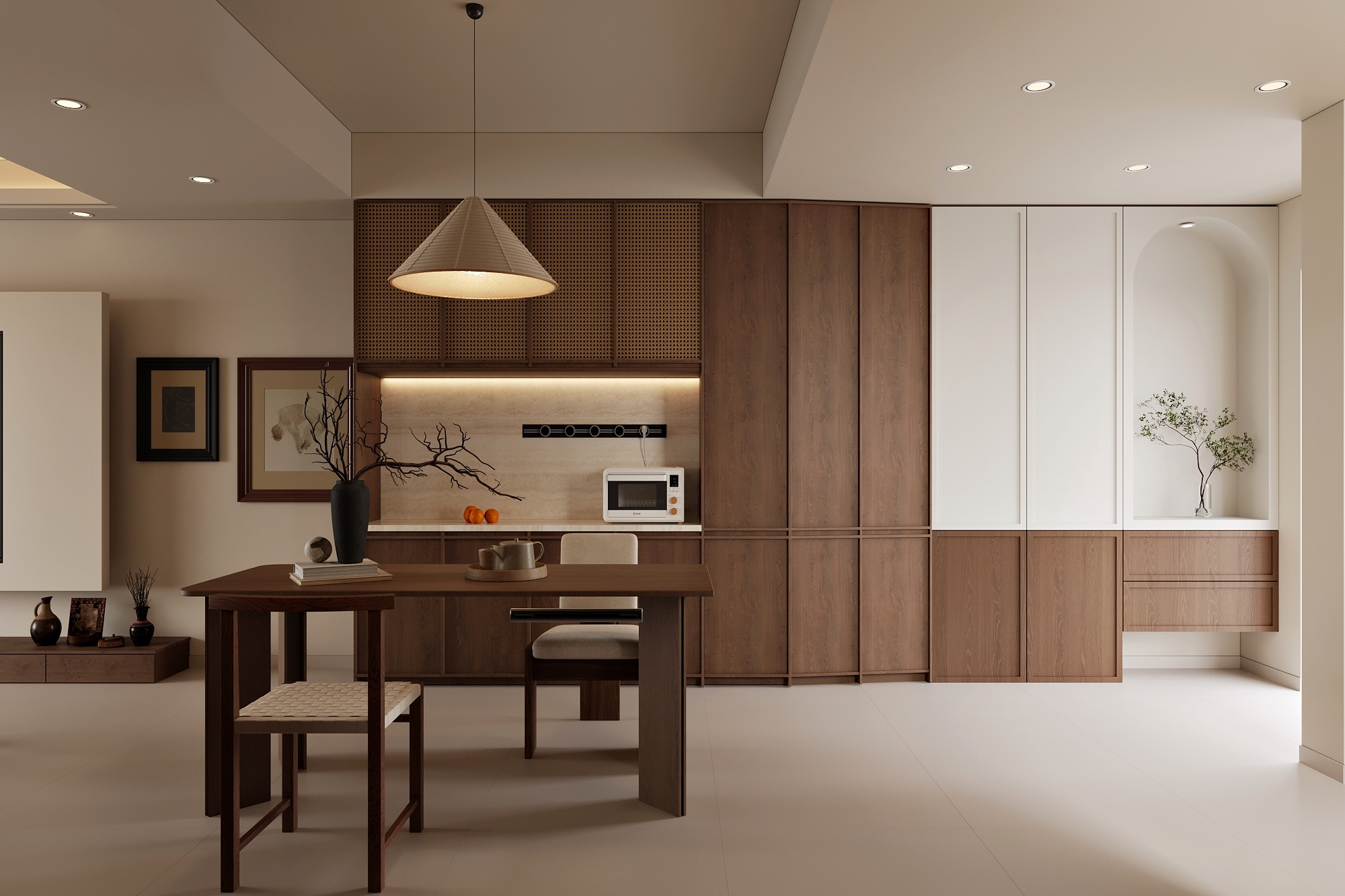 奶油中古风客餐厅-3