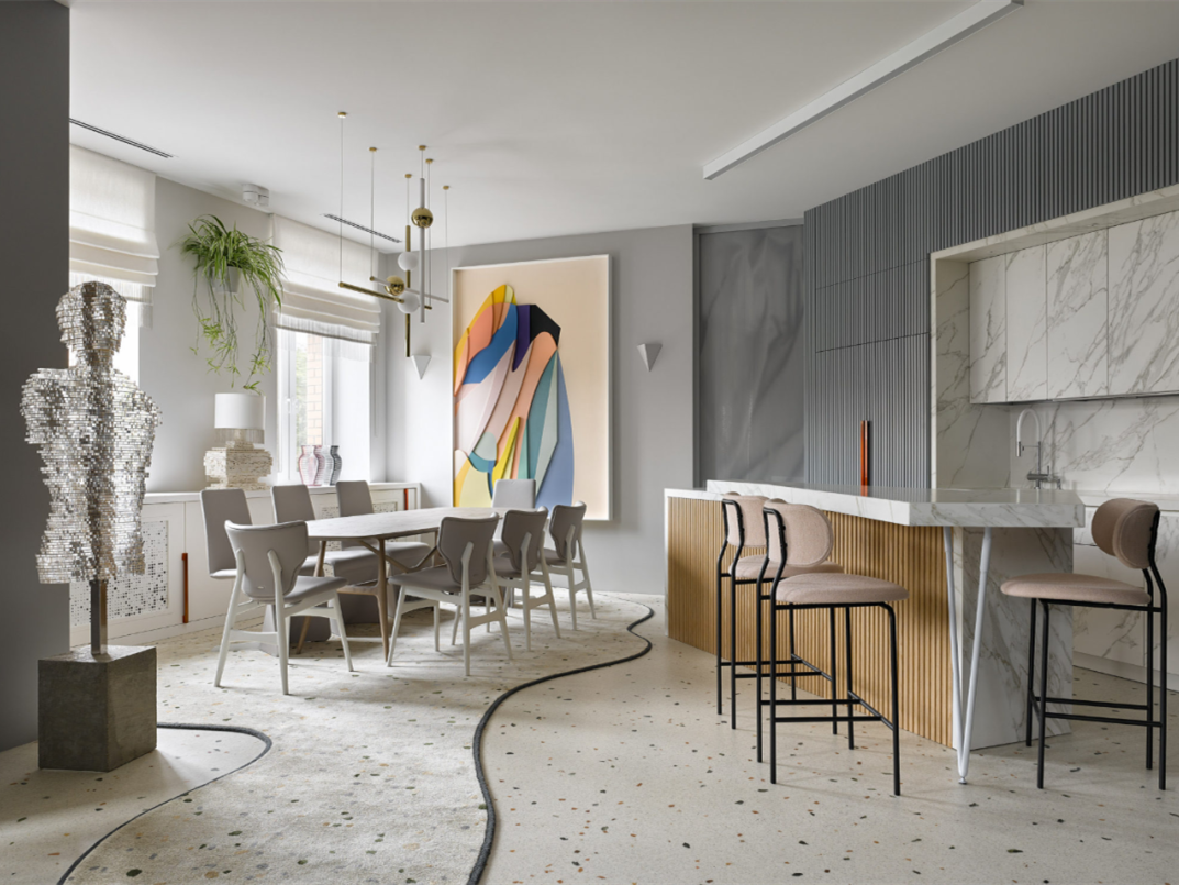 俄罗斯意式极简风的住宅丨Ilya,Svetlana Khomyakovs-3