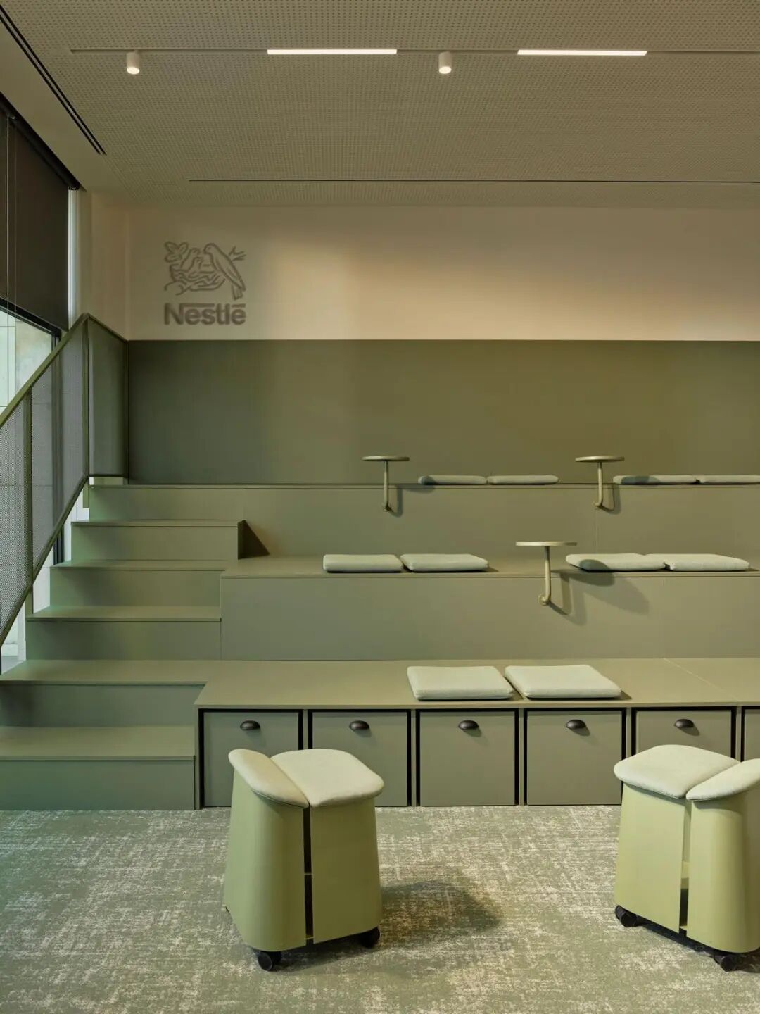 雀巢Hilltown办公室丨土耳其伊斯坦布尔丨Studio 13 Architects-11