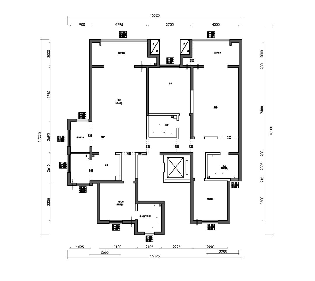 《声韵》 | 190㎡平层大改,孩子可以在家骑滑滑车!-17