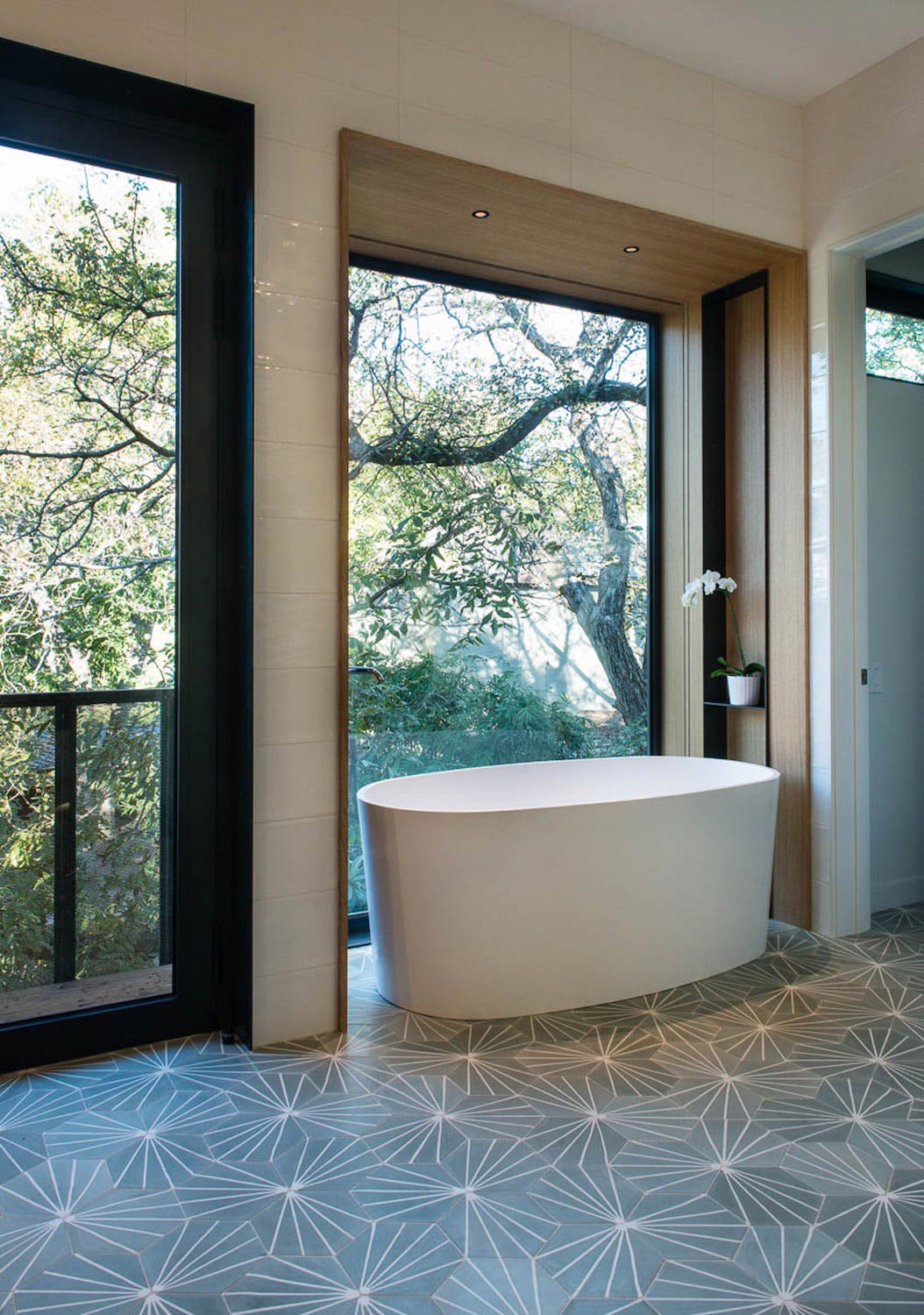 Modest, thick walled stone structure built in 1871 that sits within view of the castle on the hill   CAANdesign  Architecture and home design blog-16